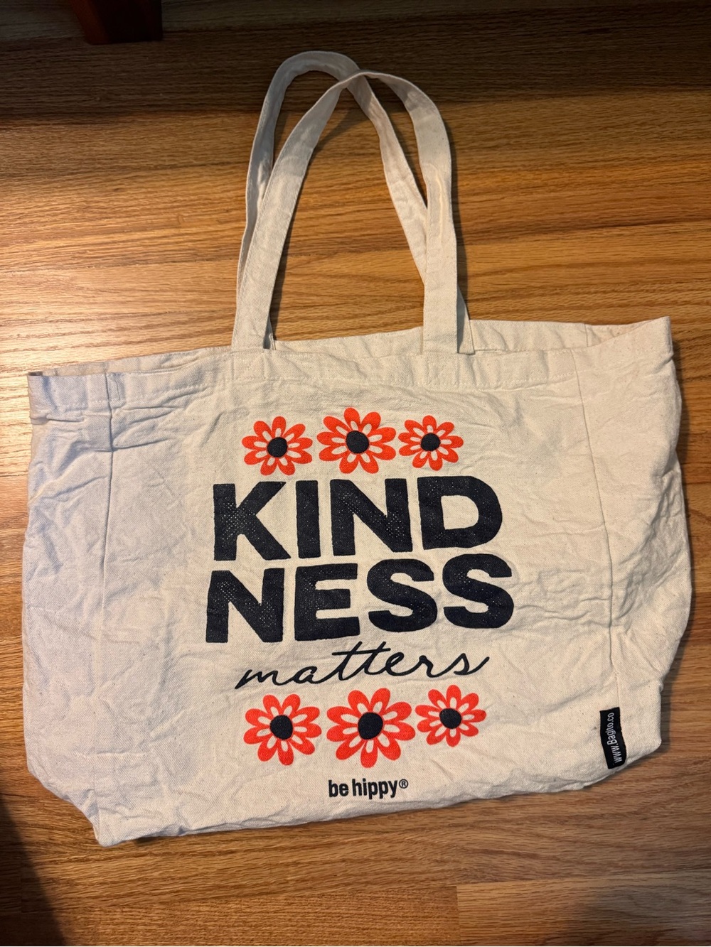 Be Hippy tote bag